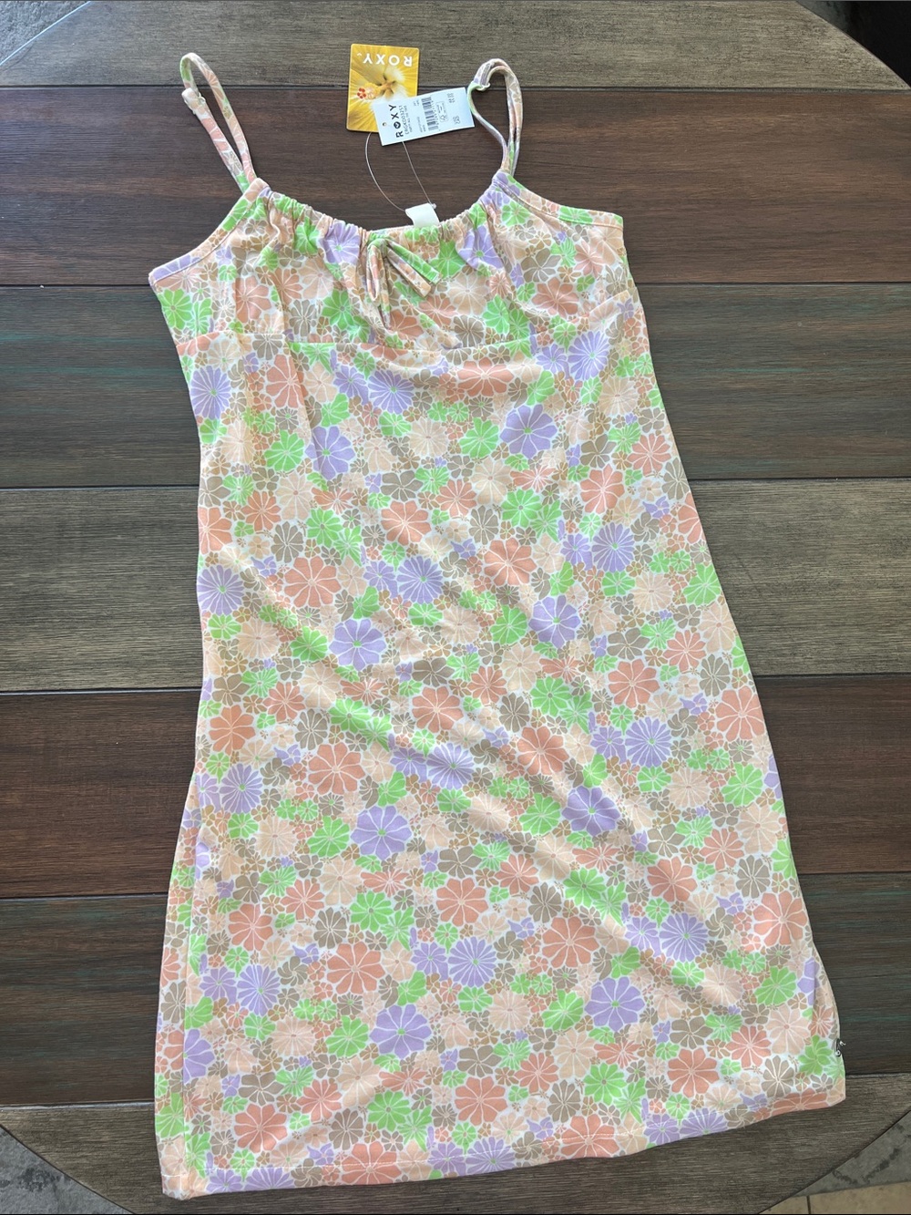 Roxy Pastel Floral Slip Dress (Kids)